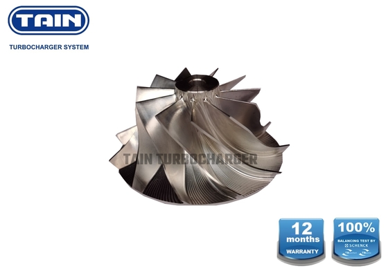 Billet-Kompressor 11blades Upgarde dreht TD025 44/48.2mm 31.95mm für Opel Corsa Astra1.7